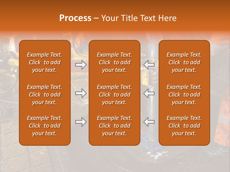 Two Roughnecks Breaking A Connection With Help From Tongs. Offshore Oil Rig. PowerPoint Template