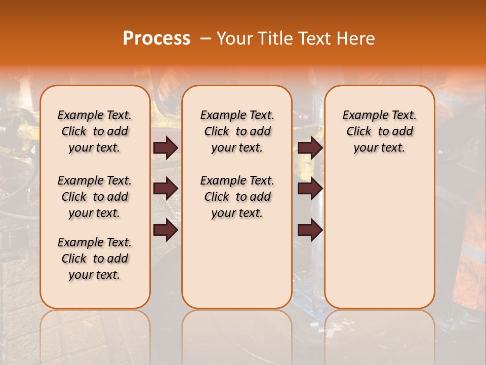 Two Roughnecks Breaking A Connection With Help From Tongs. Offshore Oil Rig. PowerPoint Template