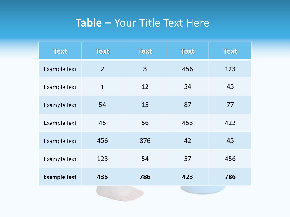Baby With Pot And Toy PowerPoint Template