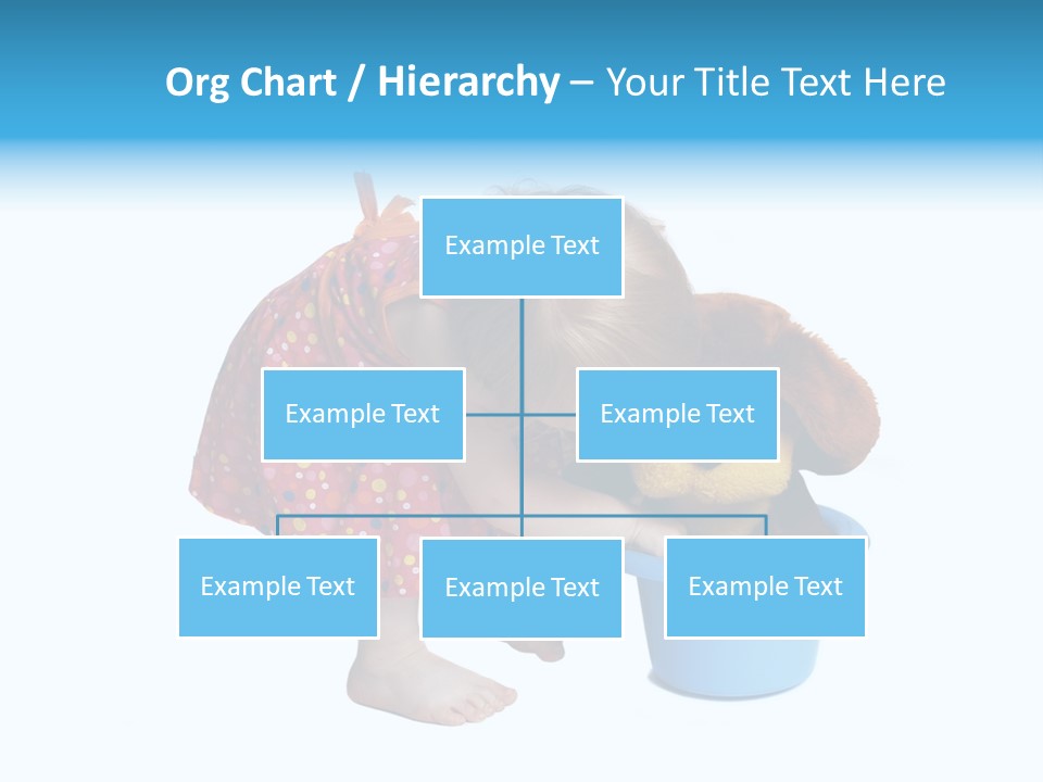 Baby With Pot And Toy PowerPoint Template