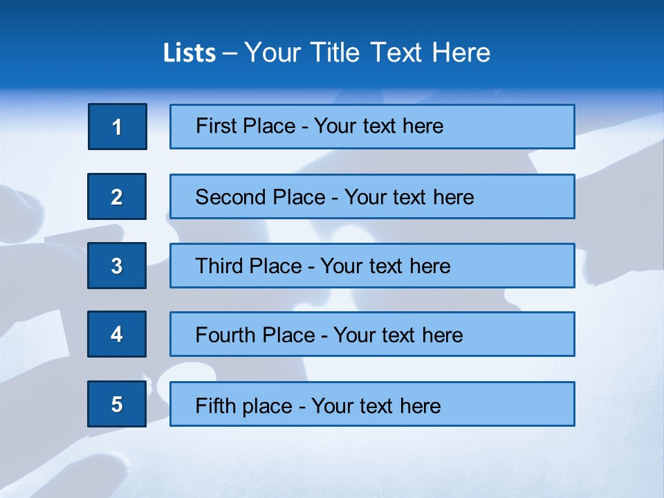 Hands Trying To Fit Two Puzzle Pieces Together PowerPoint Template