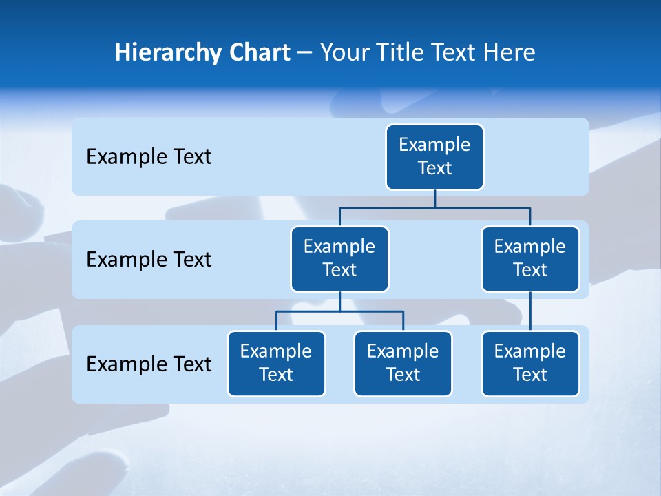 Hands Trying To Fit Two Puzzle Pieces Together PowerPoint Template