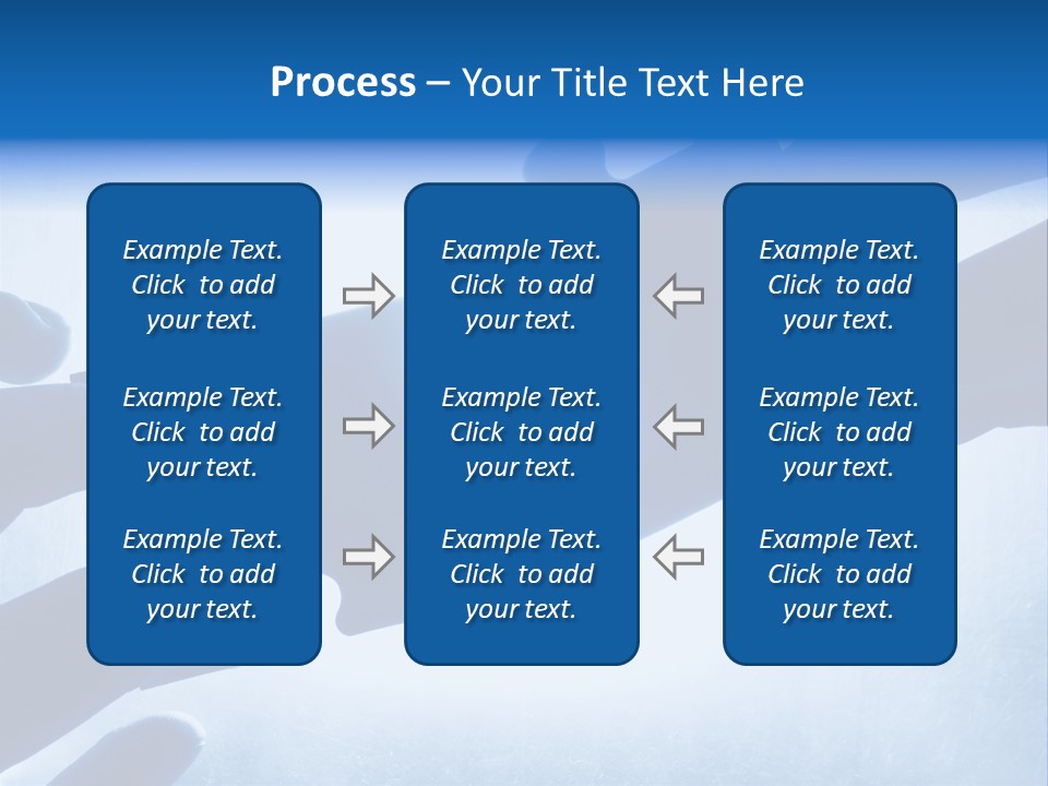 Hands Trying To Fit Two Puzzle Pieces Together PowerPoint Template
