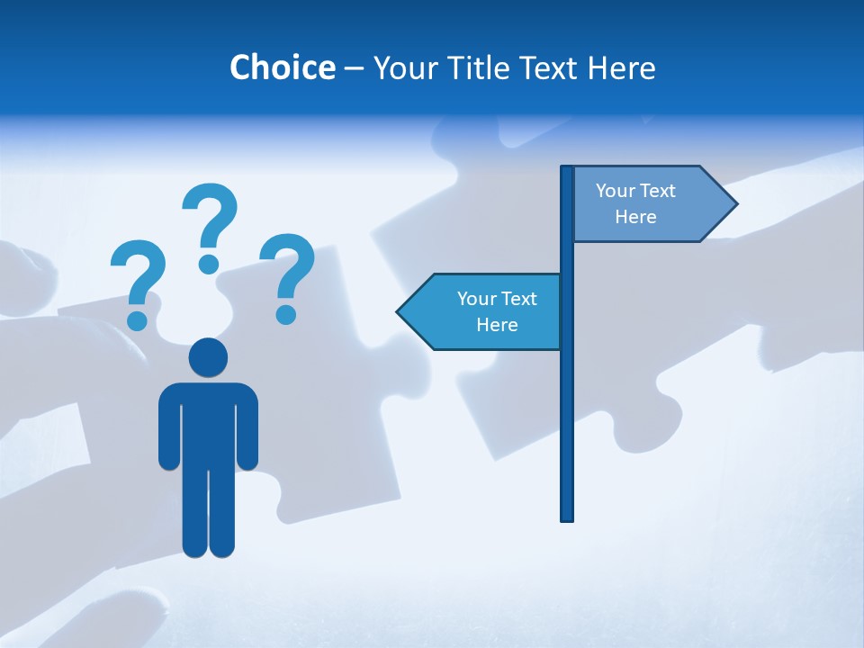 Hands Trying To Fit Two Puzzle Pieces Together PowerPoint Template