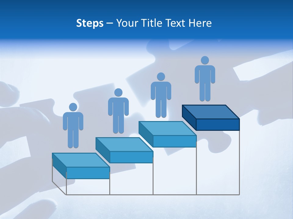 Hands Trying To Fit Two Puzzle Pieces Together PowerPoint Template