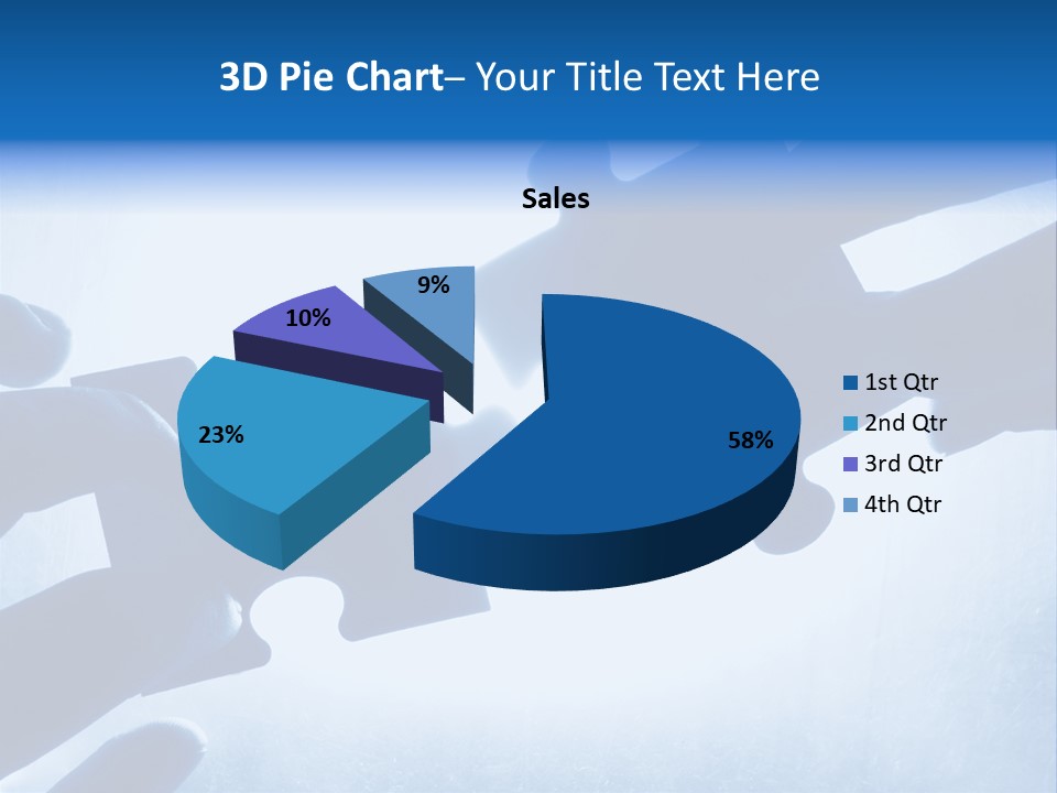 Hands Trying To Fit Two Puzzle Pieces Together PowerPoint Template