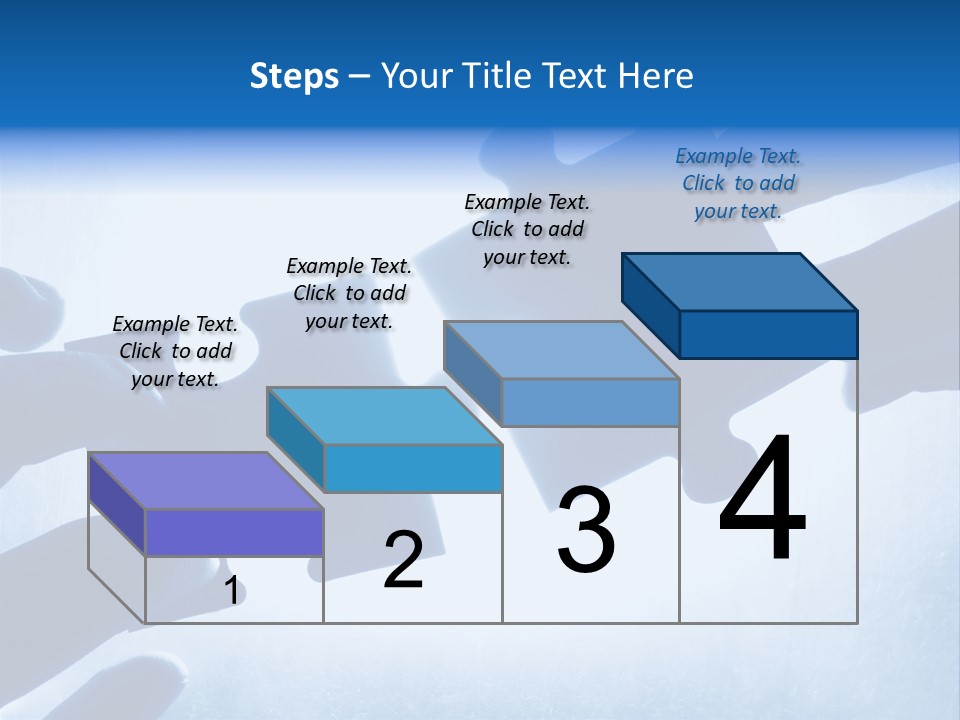 Hands Trying To Fit Two Puzzle Pieces Together PowerPoint Template
