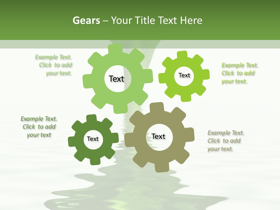 Female Giving Christmas Ball To Male Close Up PowerPoint Template