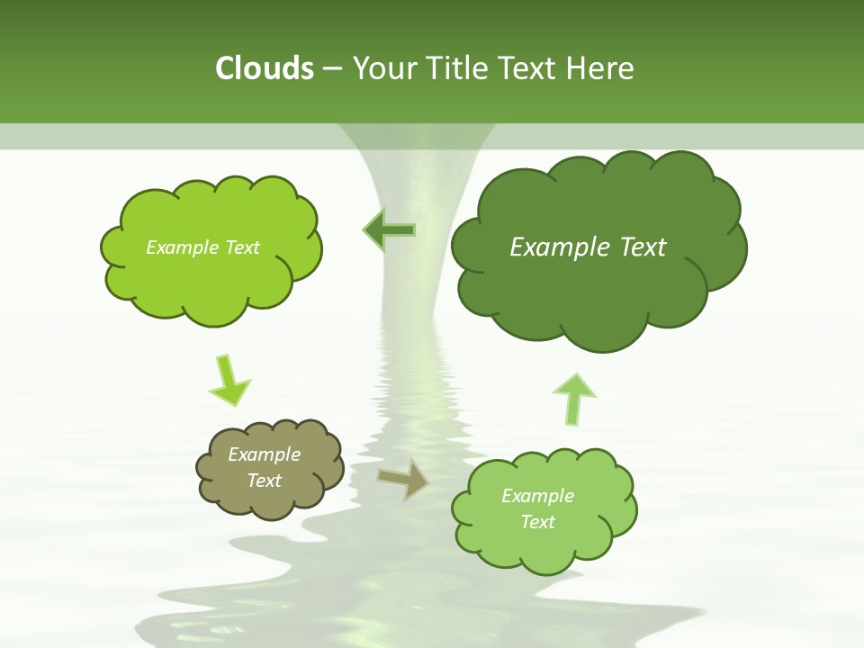 Female Giving Christmas Ball To Male Close Up PowerPoint Template