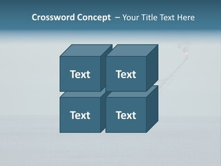 An Oil Rig In The Middle Of The Ocean PowerPoint Template