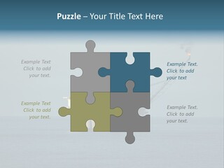 An Oil Rig In The Middle Of The Ocean PowerPoint Template