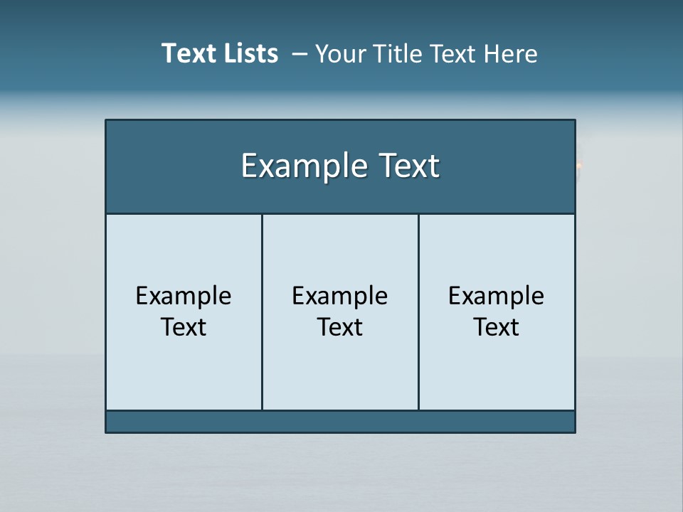 An Oil Rig In The Middle Of The Ocean PowerPoint Template