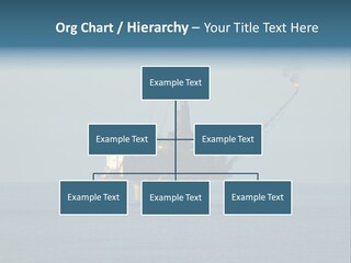 An Oil Rig In The Middle Of The Ocean PowerPoint Template