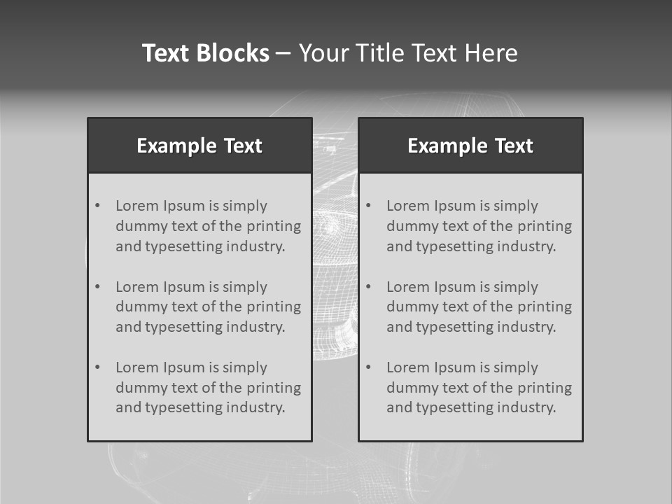 Car Model PowerPoint Template