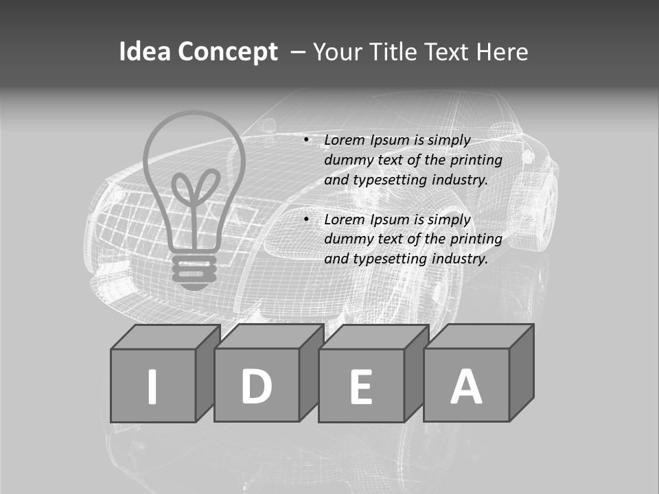 Car Model PowerPoint Template