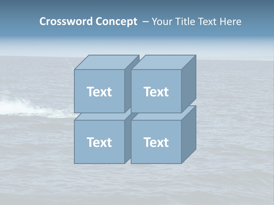 A Man And A Woman Riding A Jet Ski In The Ocean PowerPoint Template