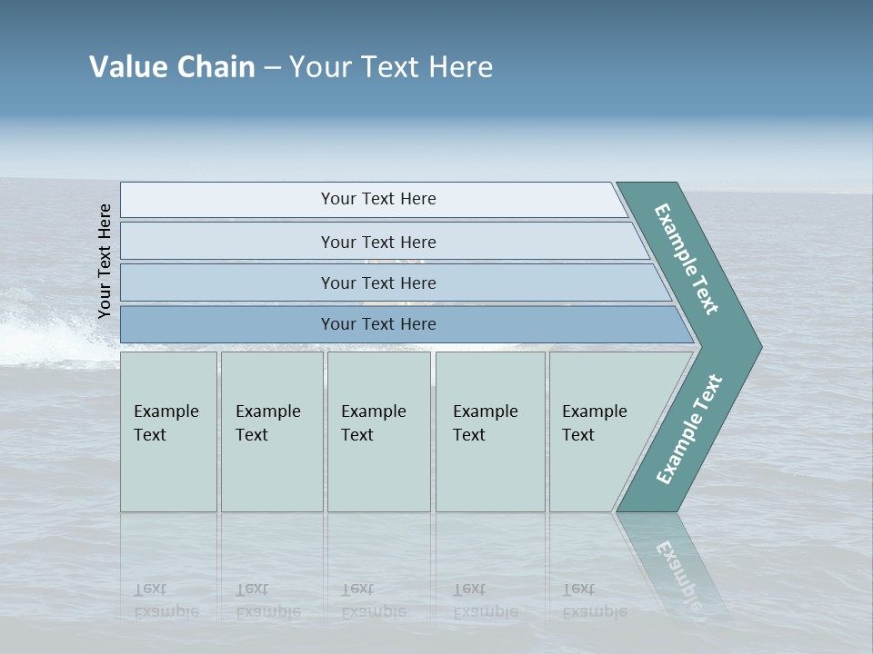 A Man And A Woman Riding A Jet Ski In The Ocean PowerPoint Template