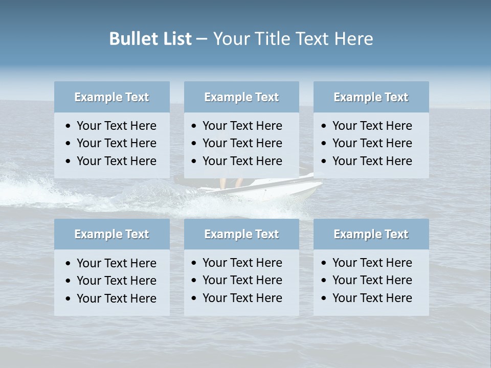 A Man And A Woman Riding A Jet Ski In The Ocean PowerPoint Template