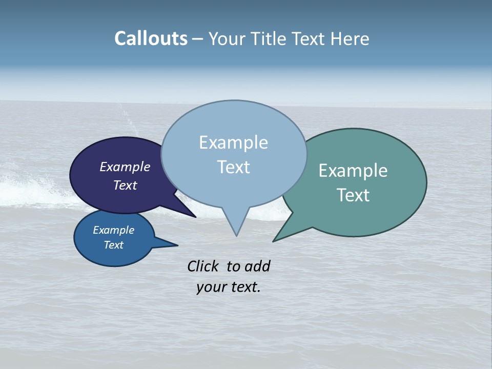 A Man And A Woman Riding A Jet Ski In The Ocean PowerPoint Template