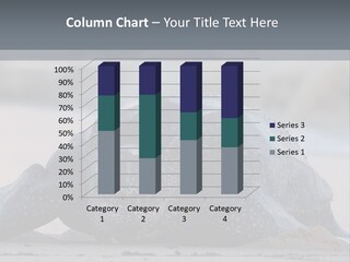 Leatherback Sea Turtle Crawling Up The Beach To Complete The Nesting Process PowerPoint Template