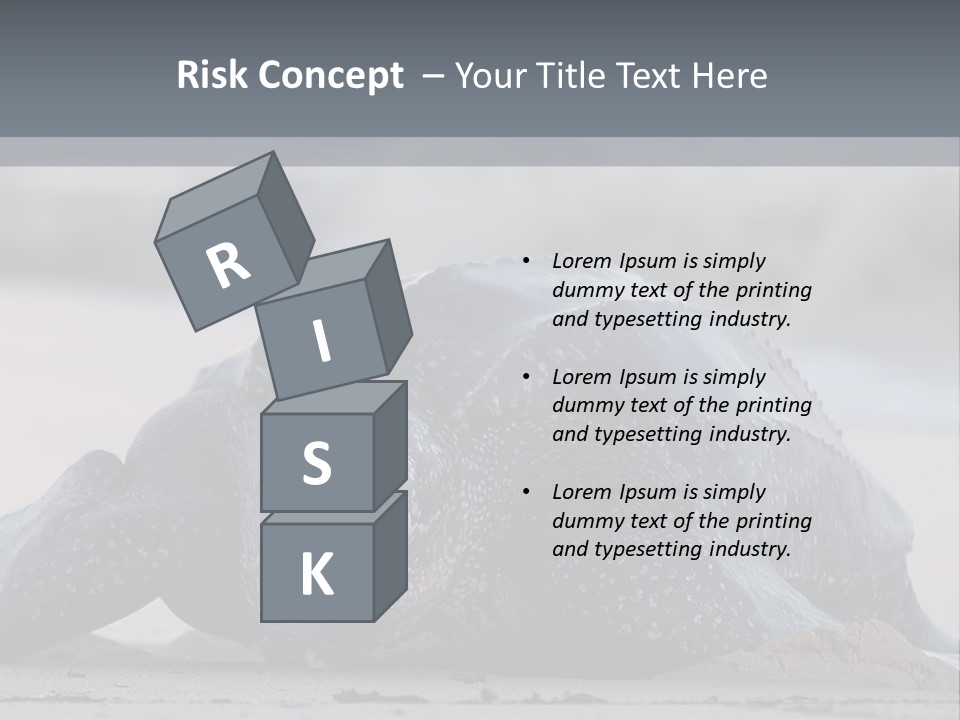 Leatherback Sea Turtle Crawling Up The Beach To Complete The Nesting Process PowerPoint Template