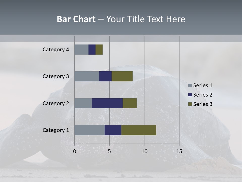 Leatherback Sea Turtle Crawling Up The Beach To Complete The Nesting Process PowerPoint Template