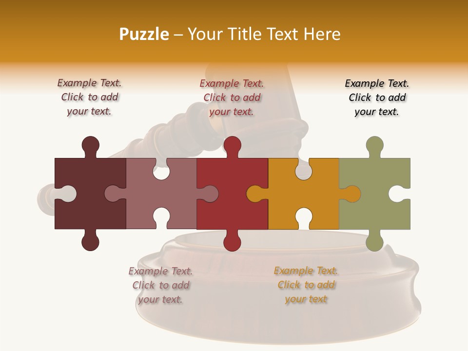 Line Of Domino Fall Down PowerPoint Template