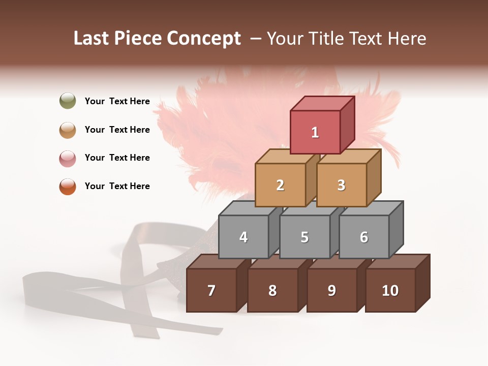 Italian Mask With Feather Isolated Over White PowerPoint Template