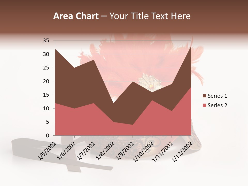Italian Mask With Feather Isolated Over White PowerPoint Template