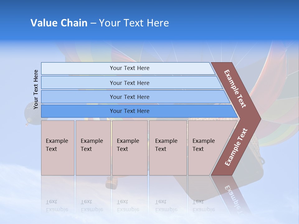 Strawberries Studio Isolated On White Background PowerPoint Template