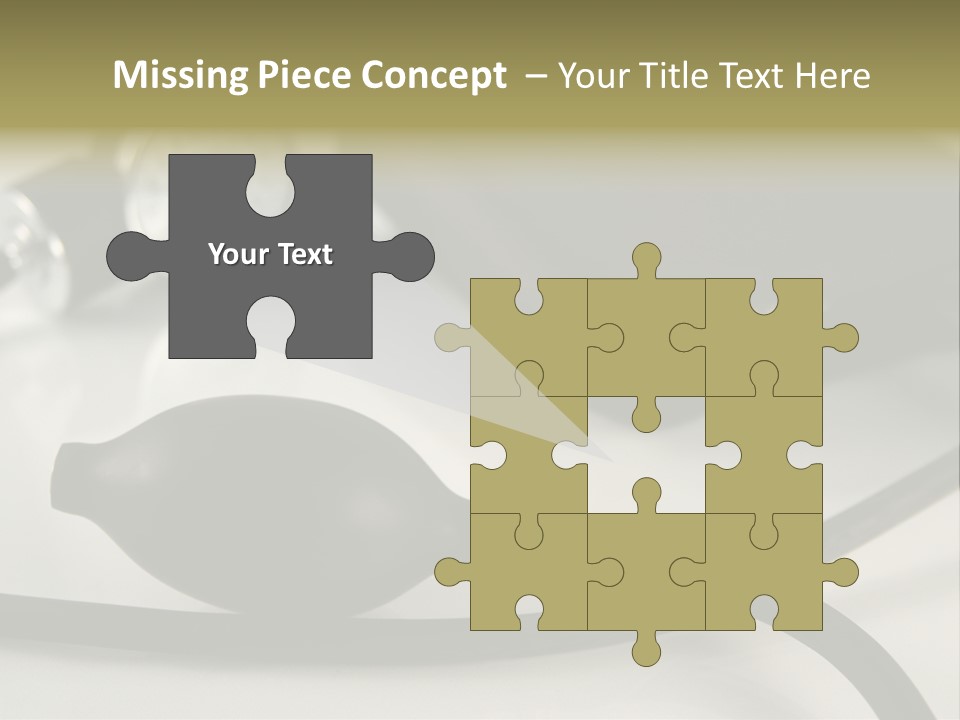 A Black Blood Pressure Monitor On A Gray Background PowerPoint Template