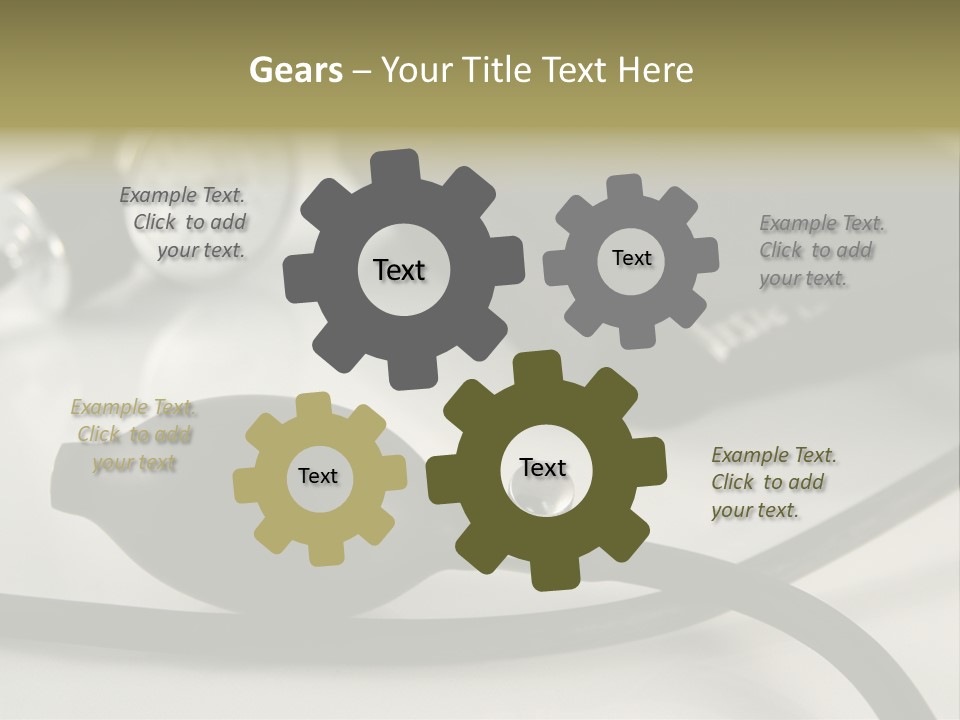 A Black Blood Pressure Monitor On A Gray Background PowerPoint Template