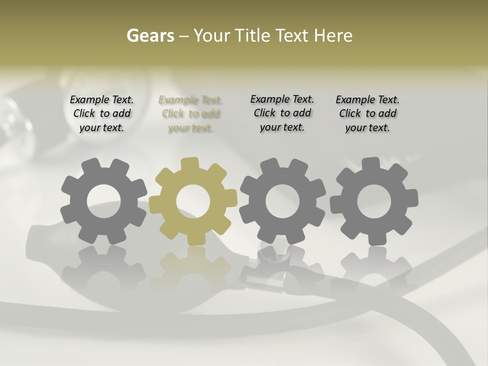 A Black Blood Pressure Monitor On A Gray Background PowerPoint Template