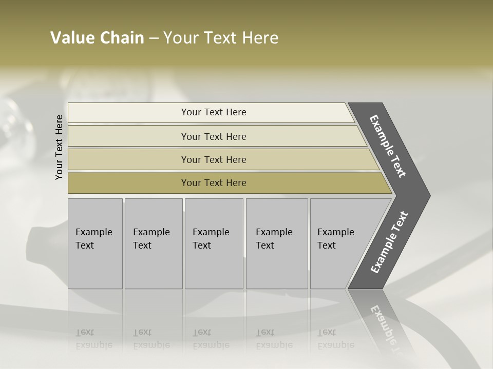 A Black Blood Pressure Monitor On A Gray Background PowerPoint Template