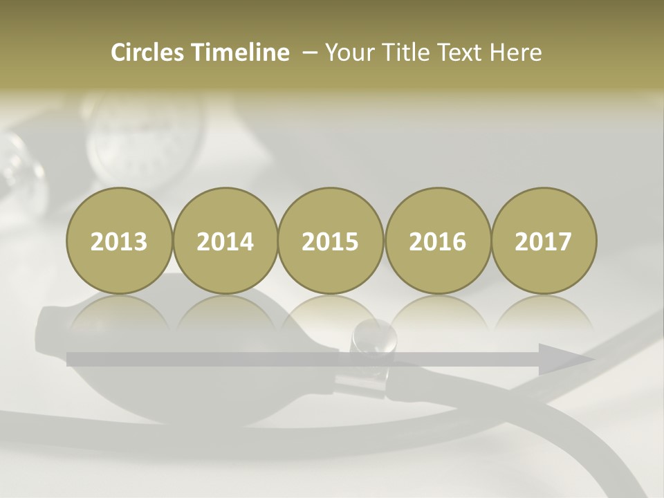 A Black Blood Pressure Monitor On A Gray Background PowerPoint Template