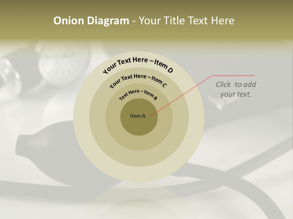 A Black Blood Pressure Monitor On A Gray Background PowerPoint Template