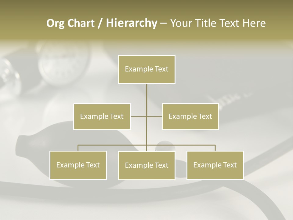 A Black Blood Pressure Monitor On A Gray Background PowerPoint Template