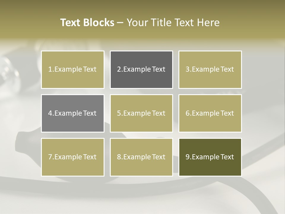 A Black Blood Pressure Monitor On A Gray Background PowerPoint Template