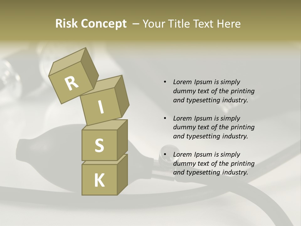 A Black Blood Pressure Monitor On A Gray Background PowerPoint Template