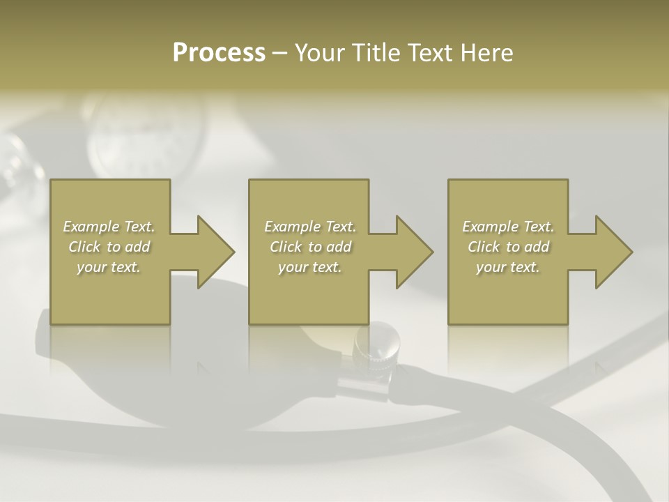 A Black Blood Pressure Monitor On A Gray Background PowerPoint Template