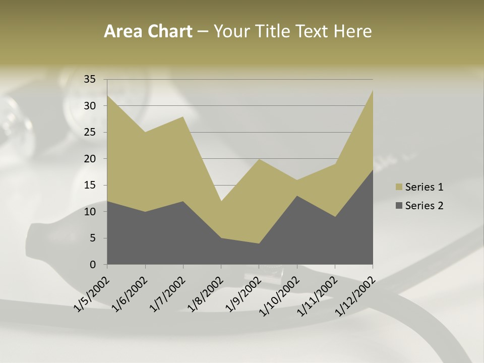 A Black Blood Pressure Monitor On A Gray Background PowerPoint Template