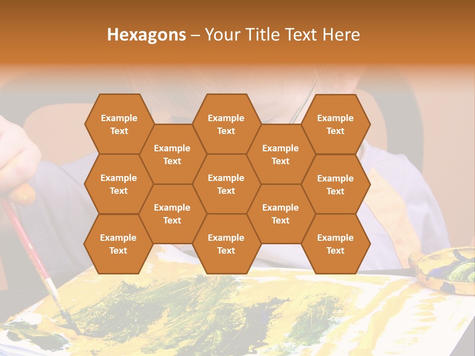 Boy Painting PowerPoint Template