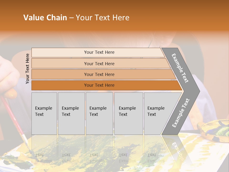 Boy Painting PowerPoint Template
