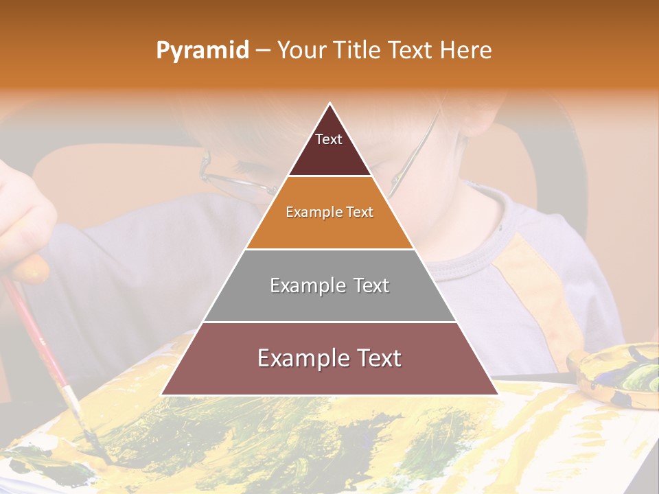 Boy Painting PowerPoint Template