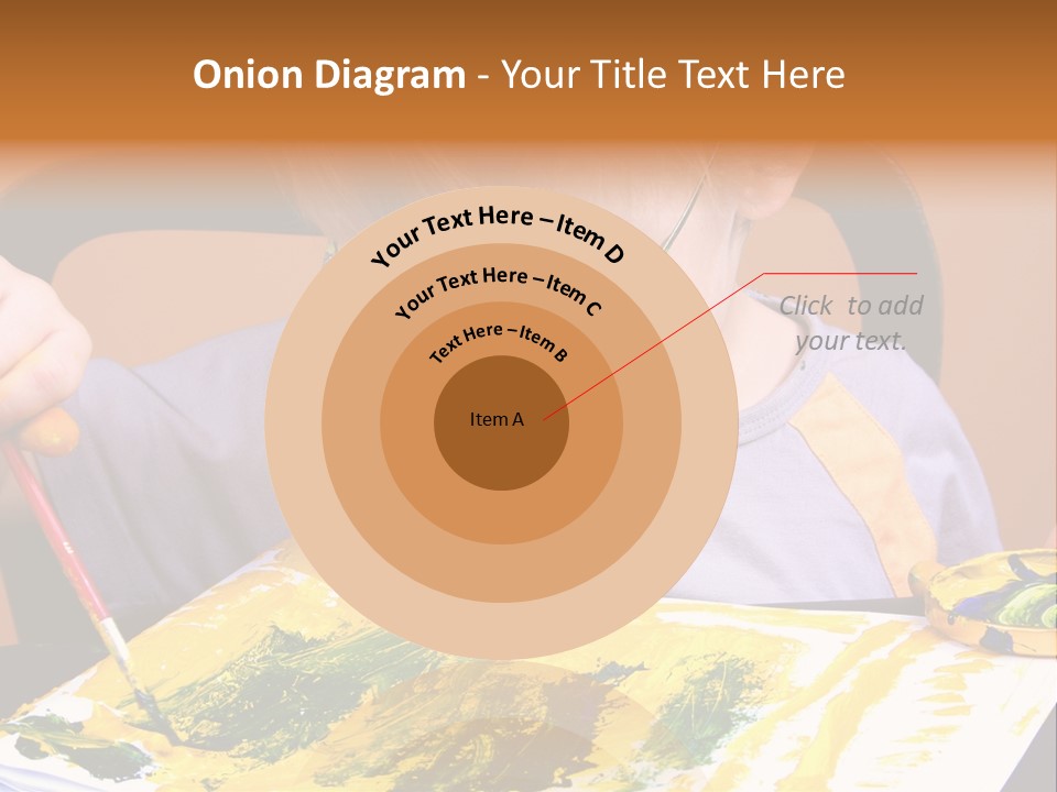 Boy Painting PowerPoint Template