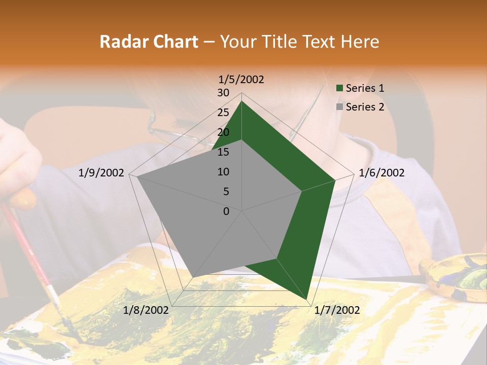 Boy Painting PowerPoint Template
