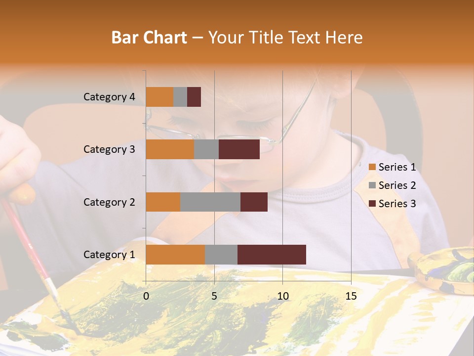 Boy Painting PowerPoint Template