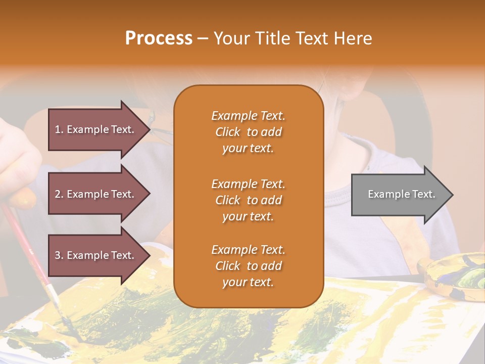 Boy Painting PowerPoint Template