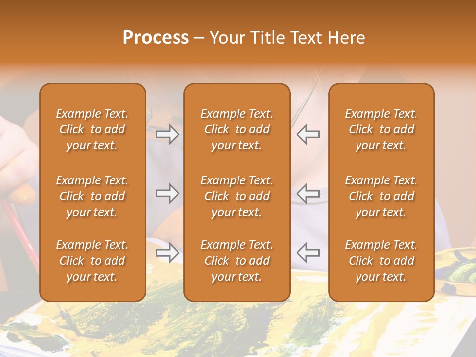 Boy Painting PowerPoint Template