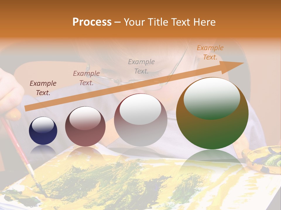 Boy Painting PowerPoint Template